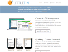 Tablet Screenshot of littlefin.com